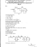 Đáp án đề thi học kỳ Biến đổi năng lượng điện cơ - Năm học 2015