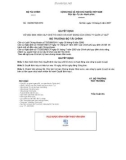 Quyết định số 35/2007/QĐ-BTC