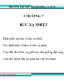 Bài giảng Truyền nhiệt: Chương 7 - ThS. Phan Thành Nhân