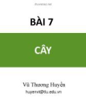 Bài giảng Toán rời rạc: Bài 7 - Vũ Thương Huyền