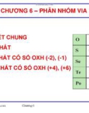 Bài giảng Hóa học vô cơ: Chương 6 - GV. Nguyễn Văn Hòa