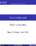 Bài giảng Vi tích phân A2: Chương 2 - GV. Lê Hoài Nhân