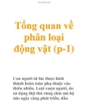 Tổng quan về phân loại động vật (p-1)