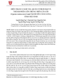 Hiện trạng canh tác, quản lý dịch hại và thành phần côn trùng trên cây cói (Cyperus malaccensis Lam) tại huyện Càng Long, tỉnh Trà Vinh