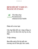 Bệnh hại cây trồng