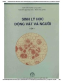 sinh lý học động vật và người (tập 1): phần 1