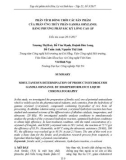 Phân tích đồng thời các sản phẩm của phản ứng thủy phân Gamma oryzanol bằng phương pháp sắc ký lỏng cao áp