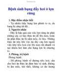 Bệnh sình bụng đầy hơi ở lợn rừng