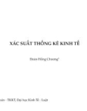 Bài giảng Xác suất thống kê kinh tế - Đoàn Hồng Chương