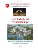 Bài giảng Toán rời rạc - PGS.TS. Nguyễn Văn Lộc - TS. Trần Ngọc Việt