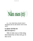 nấm men (tt)