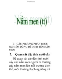 nấm men (tt)