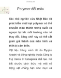 Polymer đổi màu