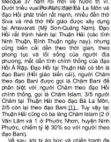 TÌM HIỂU CỘNG ĐỒNG NGƯỜI CHĂM TẠI VIỆT NAM - Tác giả: Nguyễn Văn Huy Phần 2