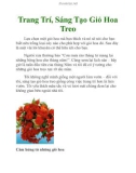 Trang Trí, Sáng Tạo Giỏ Hoa Treo