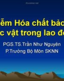 Bài giảng Nhiễm hóa chất bảo vệ thực vật trong lao động