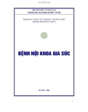 Giáo trình Bệnh nội khoa gia súc: Phần 1 - PGS.TS. Phạm Ngọc Thạch (chủ biên)