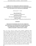 Nghiên cứu xác định kháng sinh Sulfathiazole, Sulfamethazine, Sulfamethoxazole, Sulfamerazine trong nước mặt bằng sắc ký lỏng hai lần khối phổ