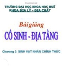 Chương 3: SINH VẬT NHÂN CHÍNH