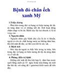 Bệnh đỏ chân ếch xanh Mỹ