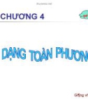 Bài giảng Đại số: Chương 4 - Phạm Đức Tuấn