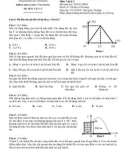 Đề thi học kì 1 môn Vật lí 1 năm 2019-2020 có đáp án - Trường Đại học sư phạm Kỹ thuật, TP HCM