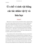 Vi sinh vật - Ức chế vi sinh vật bằng các tác nhân vật lý và hóa học