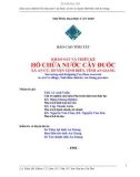 Khảo sát và thiết kế Hồ chứa nước Cây Đuốc