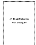 Kỹ Thuật Chăm Sóc Nuôi Dưỡng Dê