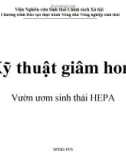 Bài giảng Kỹ thuật giâm hom