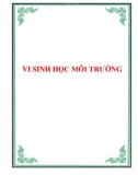 VI SINH HỌC MÔI TRƯỜNG