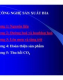 TÀI LIỆU THAM KHẢO: CÔNG NGHỆ SẢN XUẤT BIA