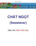 CHẤT NGỌT(Sweetener)