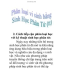 phân loại vi sinh vật bằng sinh học phân tử (tt)