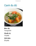 Canh đu đủ