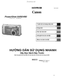 Hướng dẫn sử dụng Canon PowerShot A450/460