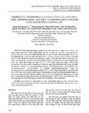 Nghiên cứu thành phần và hàm lượng các lớp chất lipid, phospholipid, axit béo, và phosphatidylcholine loài san hô mềm Capnella sp.