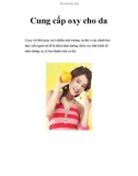 Cung cấp oxy cho da