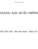 Bài giảng Xác suất thống kê: Chương 1 - TS. Trần Việt Anh