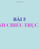 Bài giảng 05: Hình chiếu trục đo