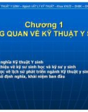 Cơ sở kỹ thuật y sinh - Chương 1