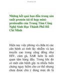 sản xuất protein tái tổ hợp miniproinsulin