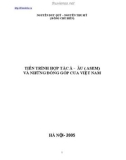 TIẾN TRÌNH HỢP TÁC Á ÂU ( ASEM) VÀ NHỮNG ĐÓNG GÓP CUA VIỆT NAM