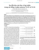 Sự tiến hóa của lớp vỏ hạt nhân trong các đồng vị giàu neutron N=32 và N=34