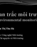 Quan trắc môi trường - Nguyễn Thị Thu Hà