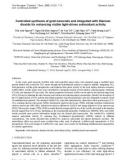 Controlled synthesis of gold nanorods and integrated with titanium dioxide for enhancing visible light-driven antioxidant activity