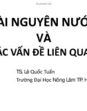 Bài giảng Tài nguyên nước; Chương 2 - TS. Lê Quốc Tuấn