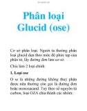 Phân loại Glucid (ose)