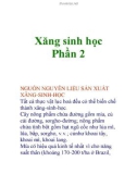 Xăng sinh học Phần 2