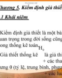 Chương 5. Kiểm định giả thiết